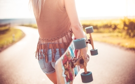 滑板休闲运动图片