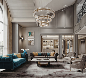 美式客厅