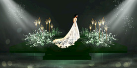 小清新婚礼交接区