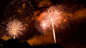 烟花爆竹光晕光圈背景