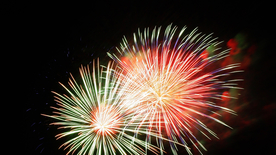 烟花爆竹光晕光圈背景