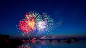 烟花爆竹光晕光圈背景