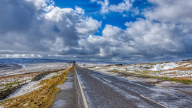 公路山路小径小道图片