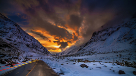 公路山路小径小道图片