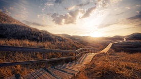 公路山路小径小道图片