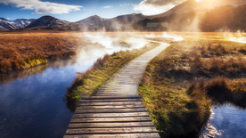 公路山路小径小道图片