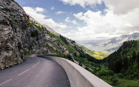 公路山路小径小道图片