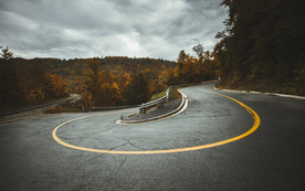 公路山路小径小道图片
