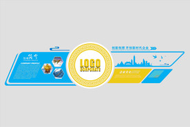 新时代企业文化墙