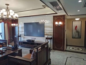 中式客厅电视背景墙