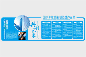 品牌简介文化墙