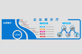企业展示厅文化墙