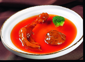 鲍汁鹅掌扣花菇