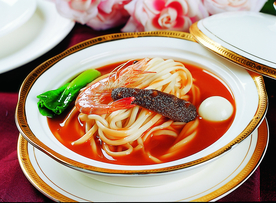 鲍汁海参一根面