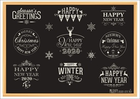 9款 新年主题标签设计