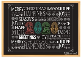 2020年新年黑板报