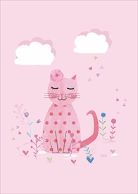 小清新涂鸦卡通插画