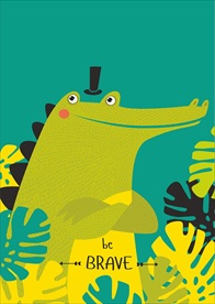 小清新涂鸦卡通插画