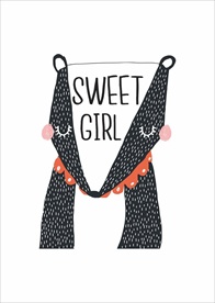 小清新涂鸦卡通插画