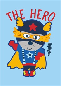 小清新涂鸦卡通插画