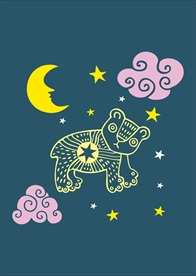 小清新涂鸦卡通插画