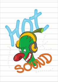 小清新涂鸦卡通插画