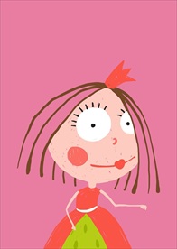 小清新涂鸦卡通插画