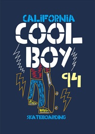 小清新涂鸦卡通插画