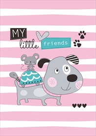 小清新涂鸦卡通插画