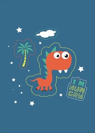 小清新涂鸦卡通插画