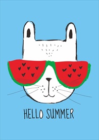 小清新涂鸦卡通插画