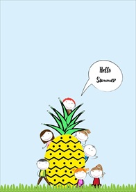 小清新涂鸦卡通插画