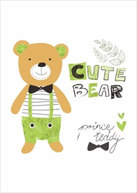 小清新涂鸦卡通插画