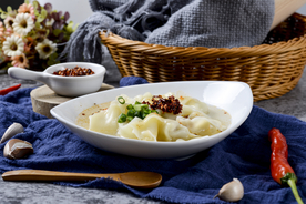 饺子锅贴馄饨图片