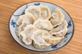 饺子锅贴馄饨图片