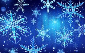 雪花冰花冰霜窗花图片