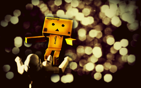 纸盒人盒子人萌宠图片