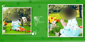 儿童相册模版