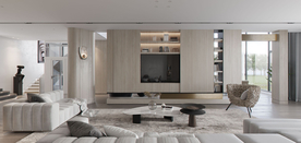 电视背景墙 电视柜