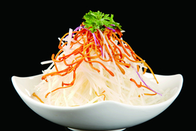 虫草花拌土豆丝