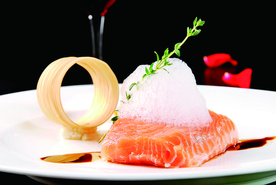 底纹慢煮三文鱼