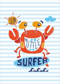 小清新涂鸦卡通插画