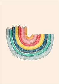 小清新涂鸦卡通插画