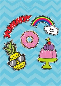 小清新涂鸦卡通插画