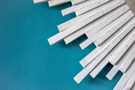 蓝色背景木板背景