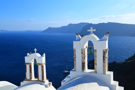 希腊 圣托里尼 伊亚小镇