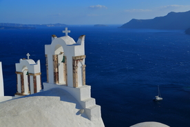 希腊 圣托里尼 伊亚小镇