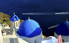 希腊 圣托里尼 伊亚小镇