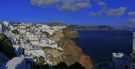 希腊 圣托里尼 伊亚小镇