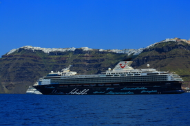 希腊圣托里尼菲拉小镇